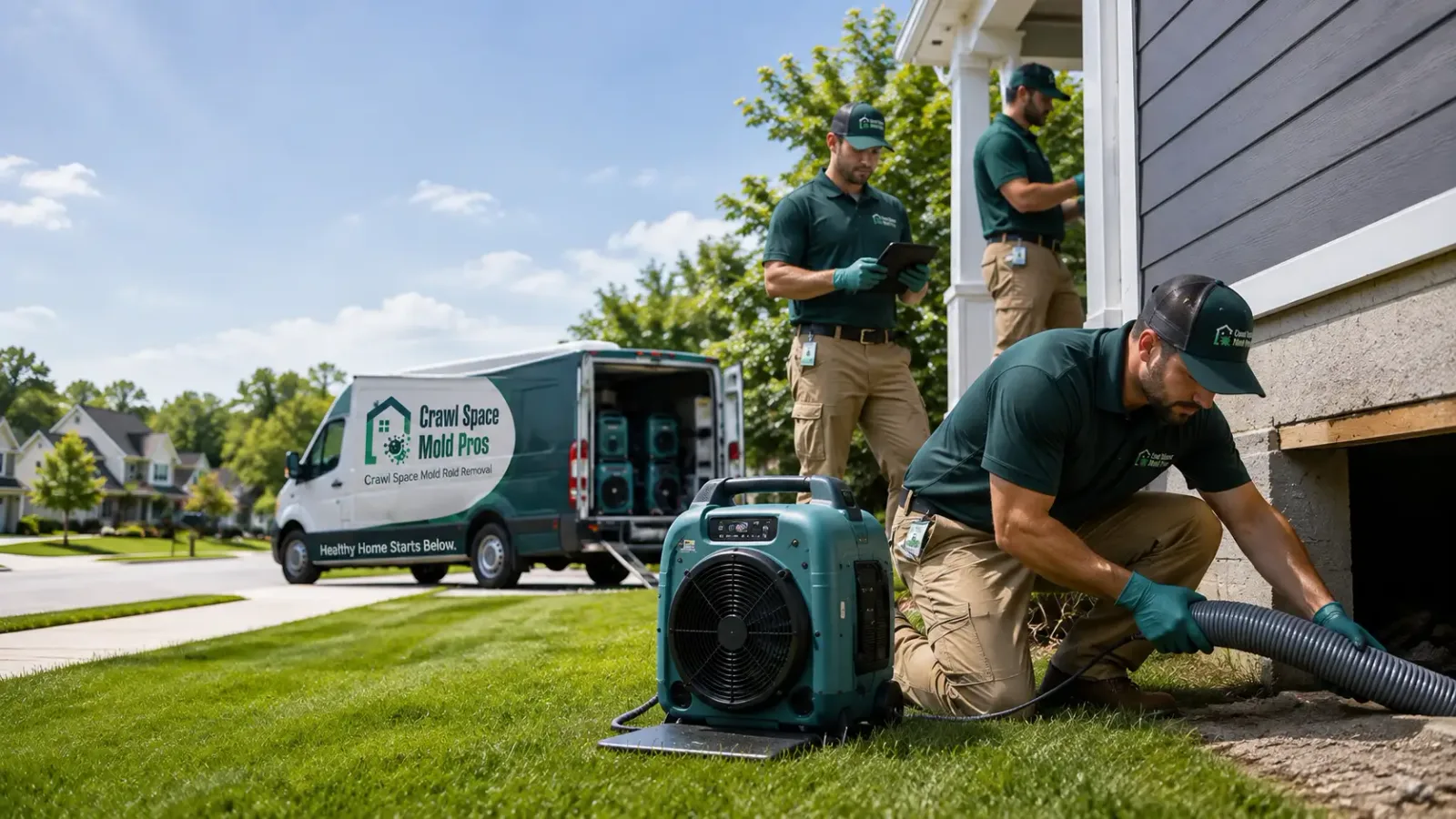 Crawl Space Mold Removal in Ness City, KS
